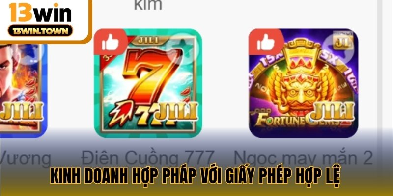Kinh doanh hợp pháp với giấy phép hợp lệ