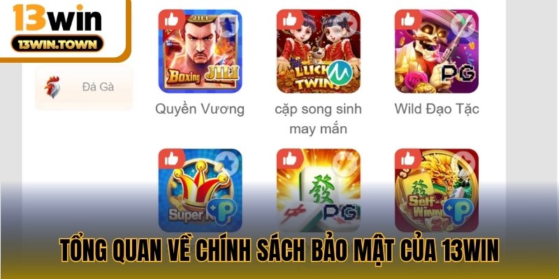 Tổng quan về chính sách bảo mật của 13WIN